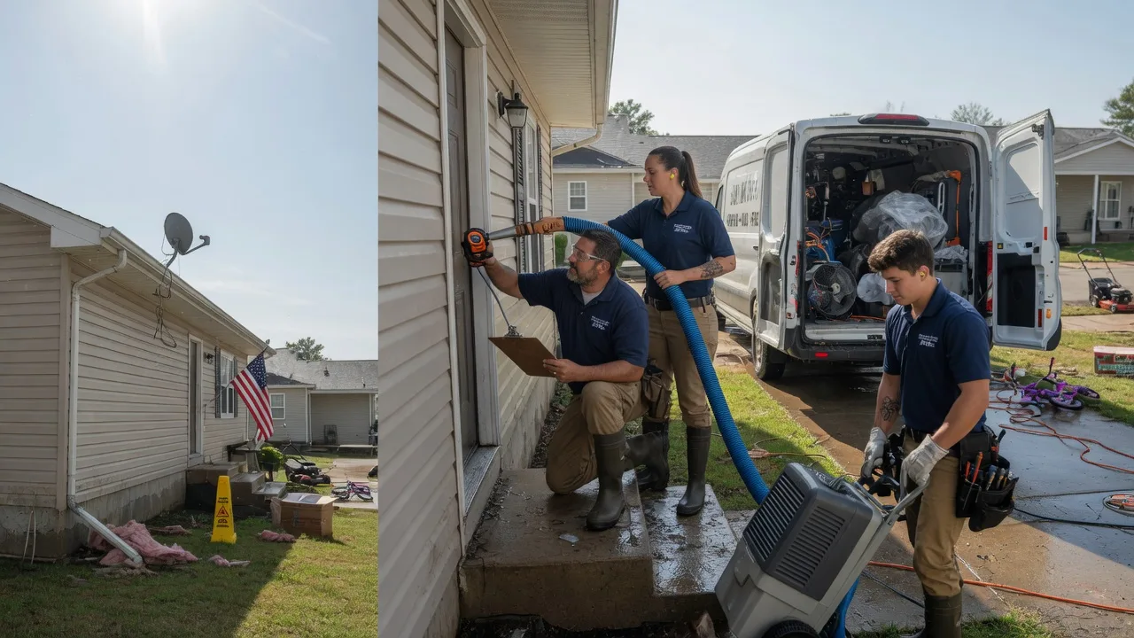 Ceiling Water Damage Restoration in Pottsville, TX near me